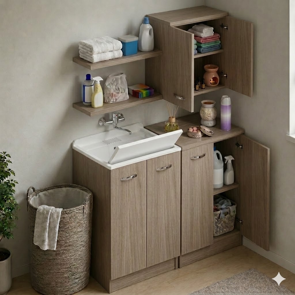 composizione laundry da 132 olmo composizione laundry da 132 olmo